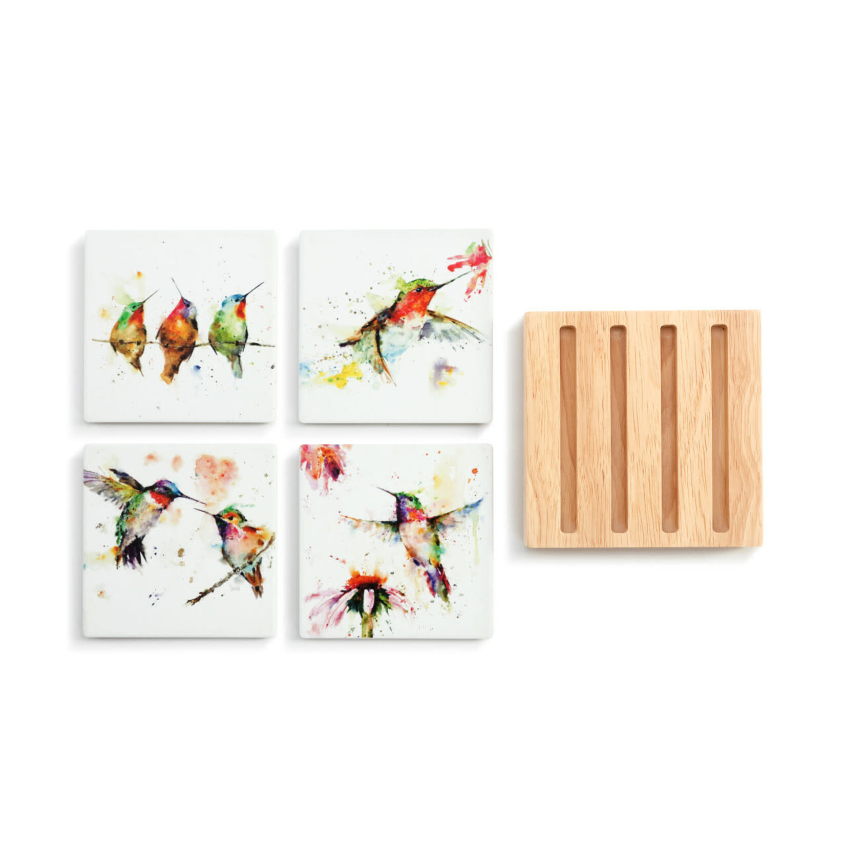 Dean Crouser Hummingbird Coasters - Set of 4