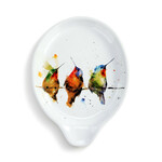Dean Crouser Hummers on a Wire Oval Spoon Rest ( B 8 )