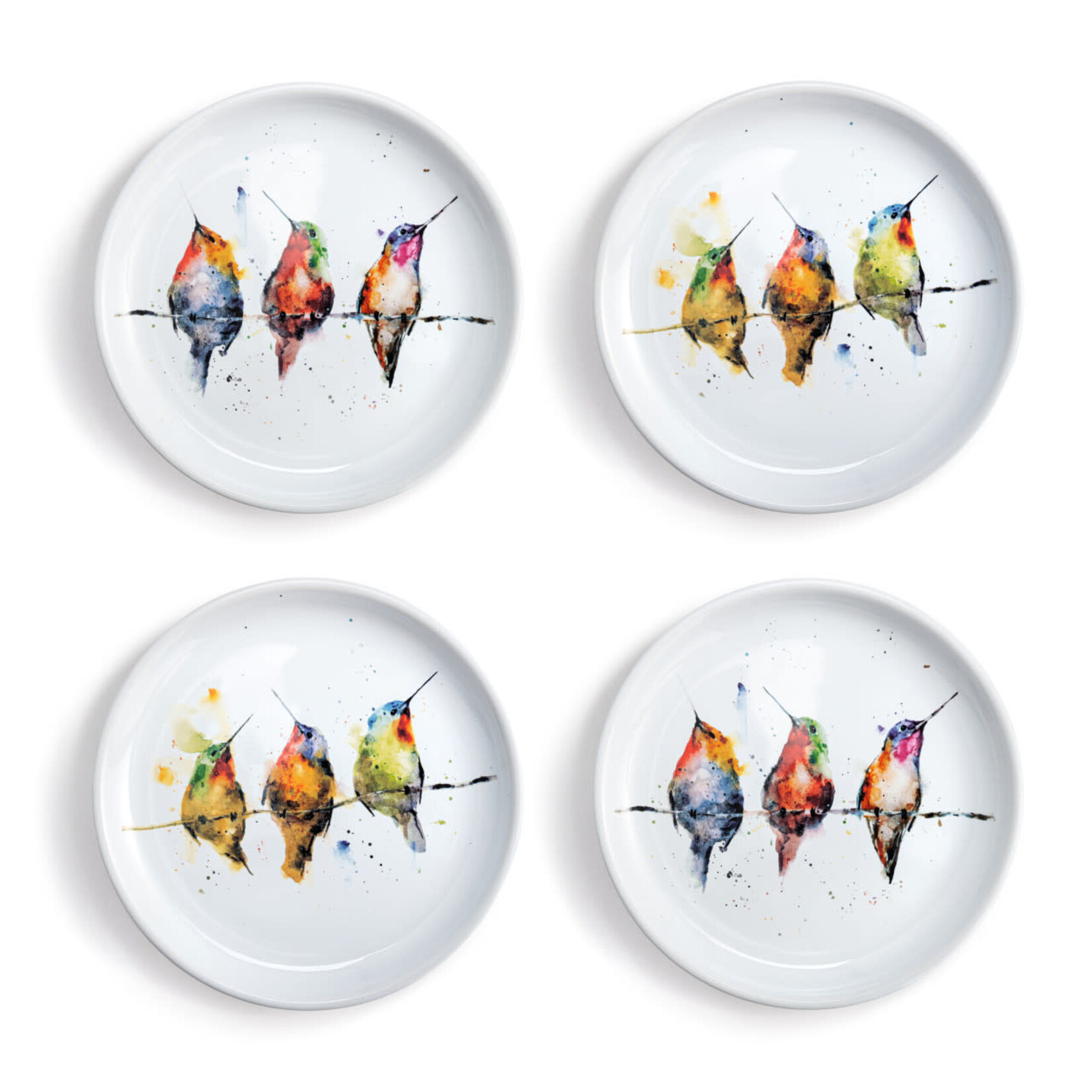 Dean Crouser Hummers on a Wire Appetizer Plate