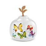 Dean Crouser Flock Of Butterflies Bud Vase