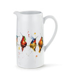 Dean Crouser Hummers On a Wire Pitcher   (K5)