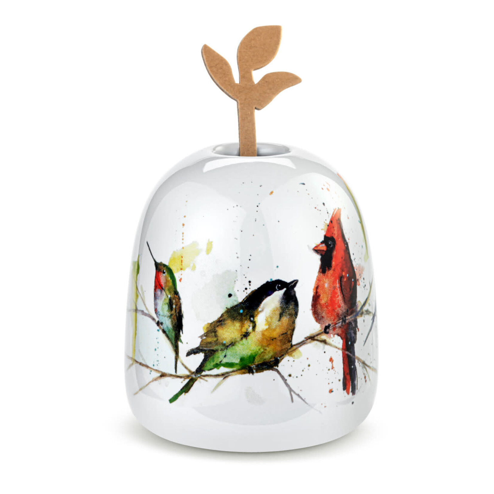Dean Crouser Little Birds Bud Vase