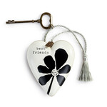 Best Friends Bold Floral  Art Heart