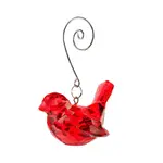 Red Faux Crystal Bird Ornament
