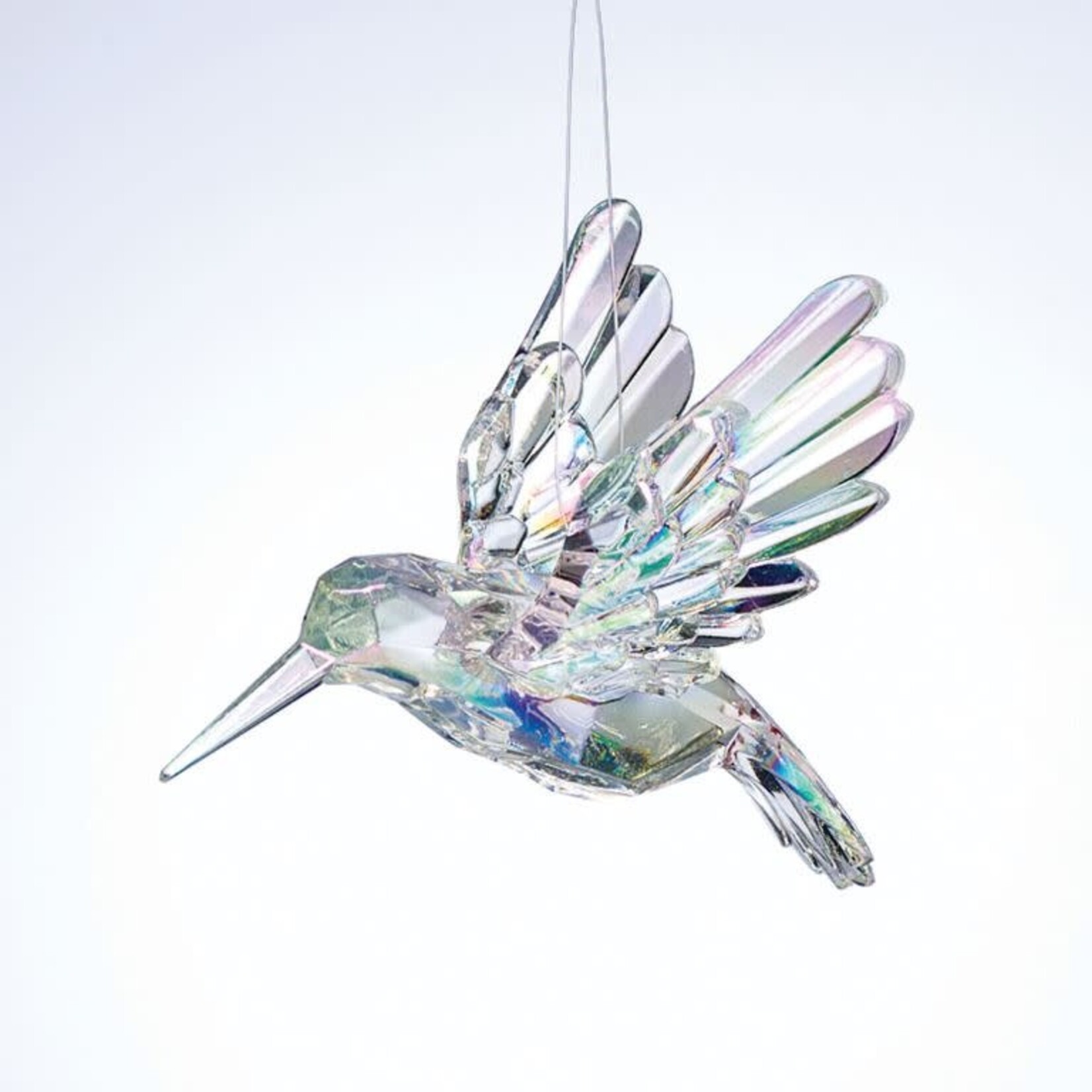 Iridescent Hummingbird Ornament