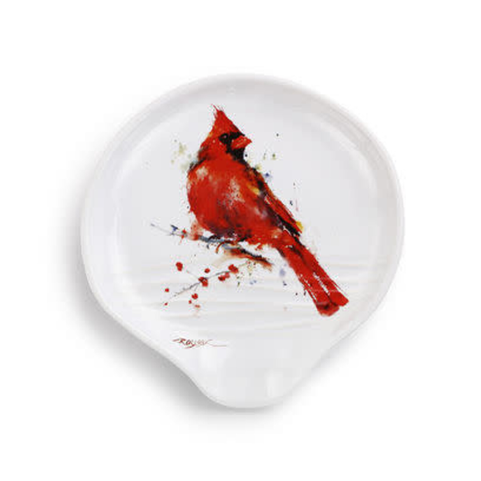 Dean Crouser Redhead Cardinal Spoon Rest