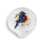 Dean Crouser Blue Bird Spoon Rest