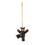 Hap Wrapped in Lights Ornament   (J1)