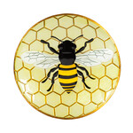 Bee Glass Birdbath
