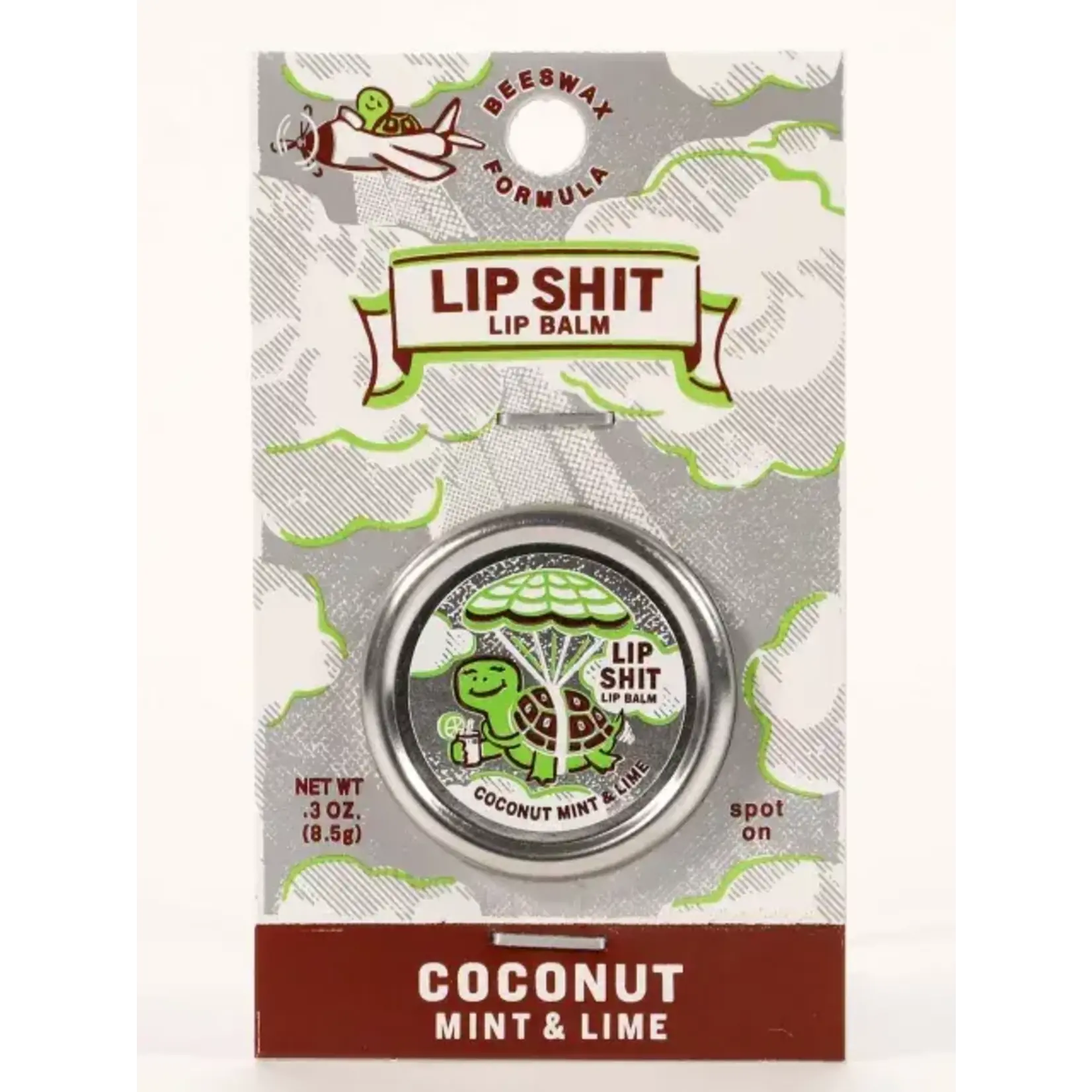 BlueQ Lip Shit - Lip Balm Coconut Mint & Lime