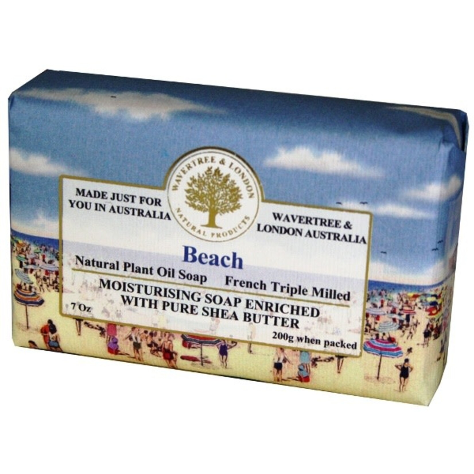 Australian Natural Soap Luxury Soap Ocean Beach   (Blk Hutch)