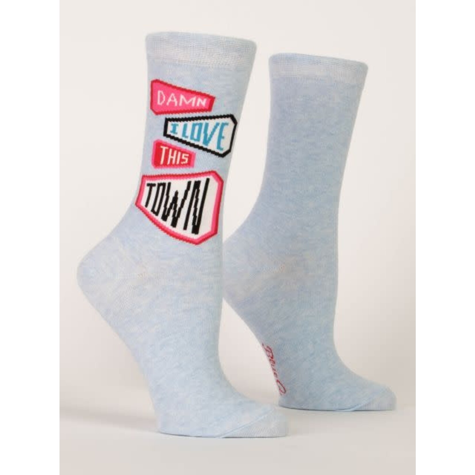 BlueQ Damn I Love This Town - Socks