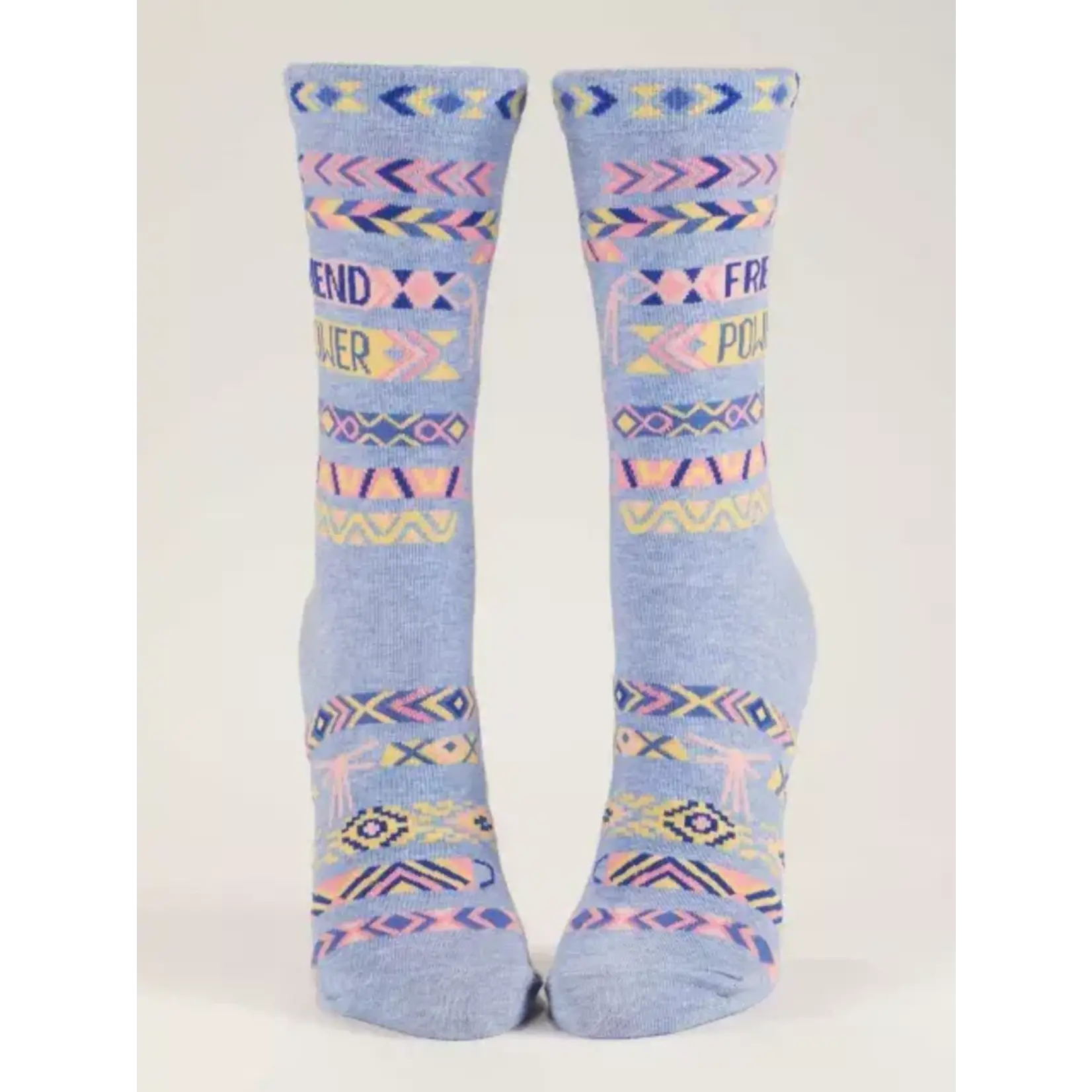 BlueQ FRIEND POWER - WOMEN'S CREW SOCKS