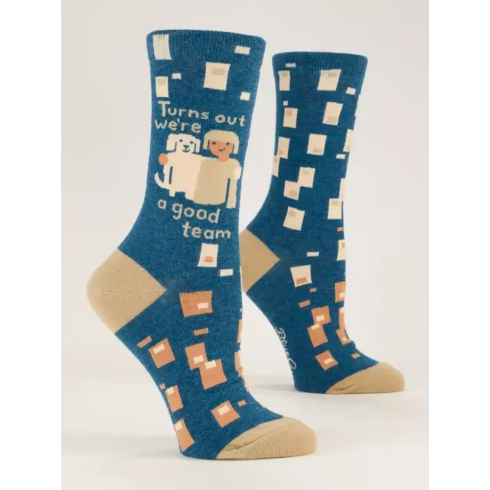BlueQ WE'RE A GOOD TEAM - WOMEN'S CREW SOCKS