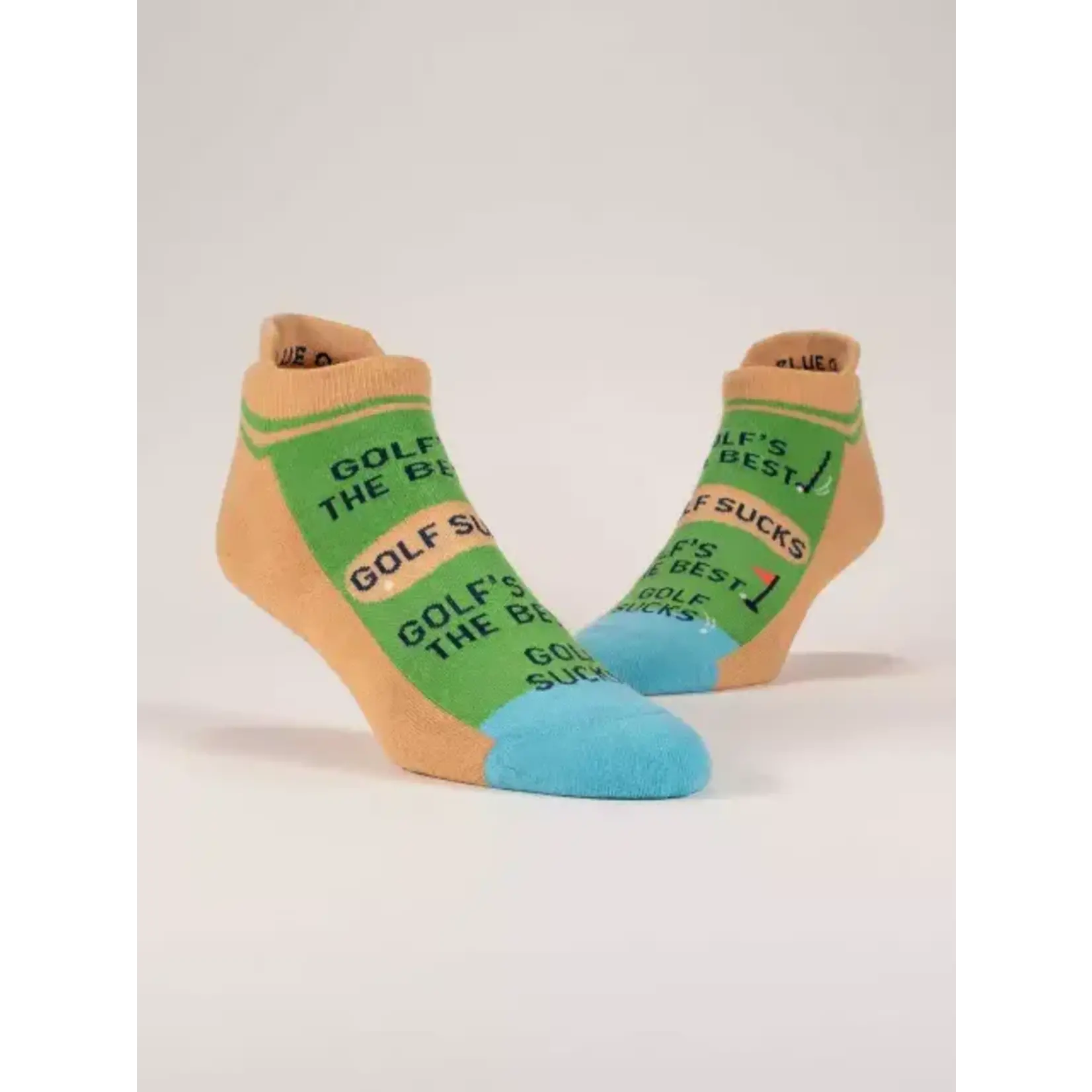 BlueQ Golf Sucks - Sneaker Socks (L/XL)