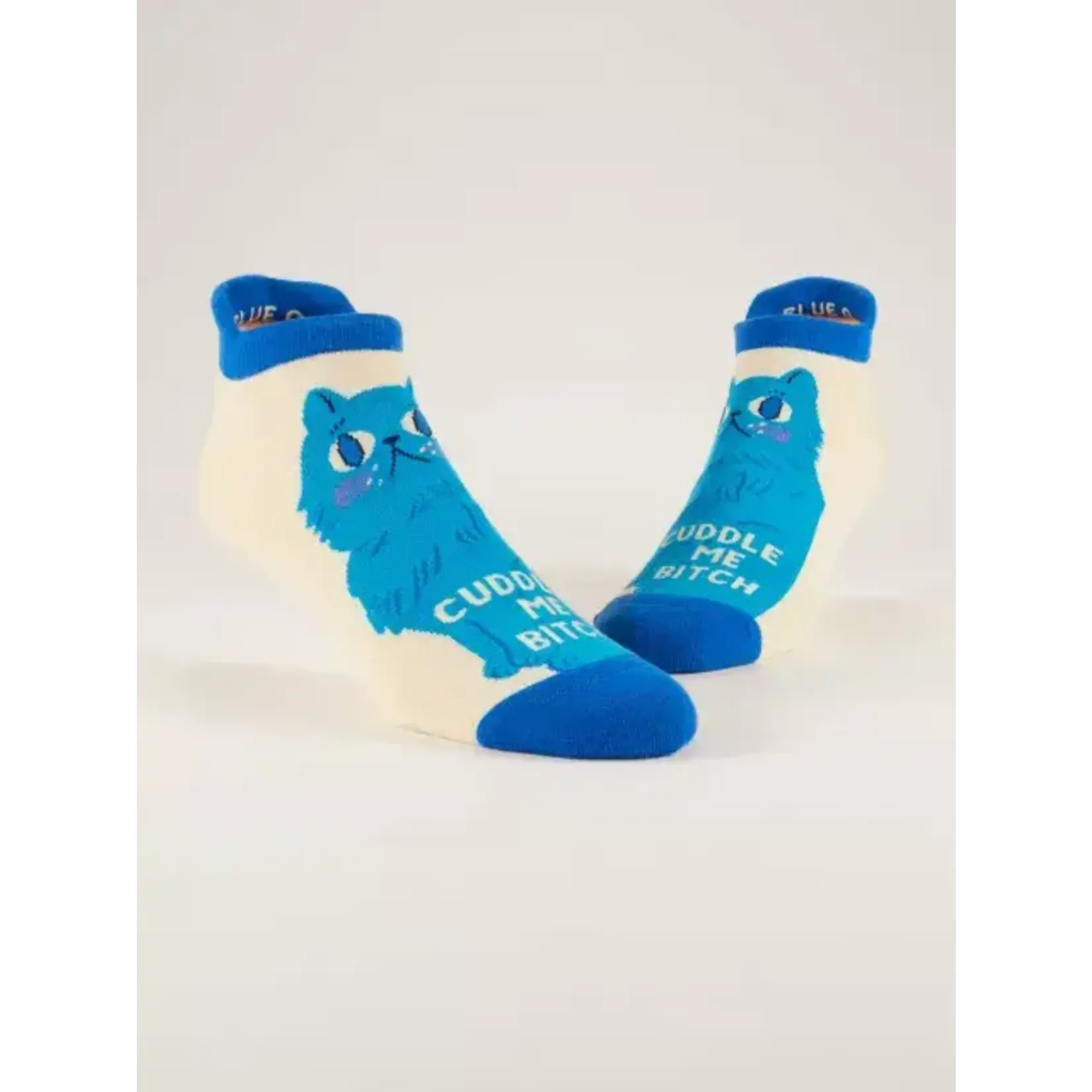 BlueQ Cuddle Me Sneaker Socks Sm/Med
