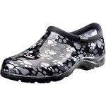Sloggers Garden Shoe Paw Print Black & White Women's 7