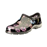 Sloggers Garden Shoe Ditsy Spring Black Women's 9