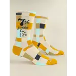 BlueQ 7TH GRADER FOR LIFE Men's Crew Socks