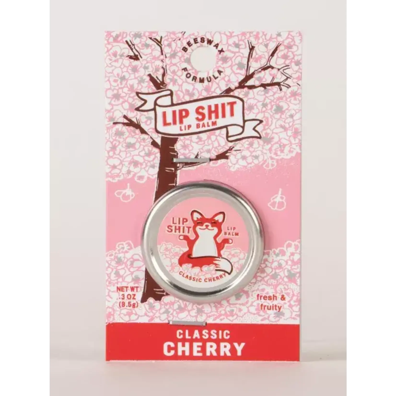 BlueQ Lip Shit Lip Balm Classic Cherry
