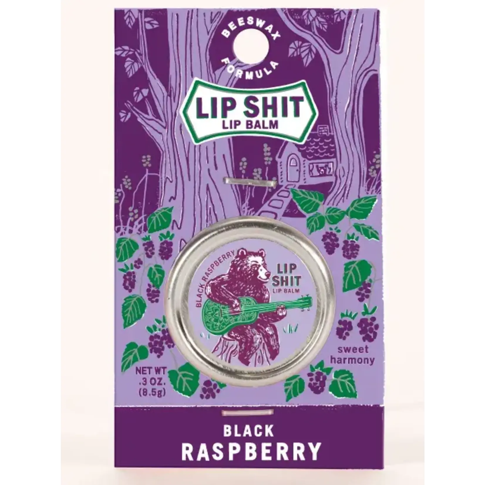 BlueQ Lip Shit - Lip Balm Black Raspberry