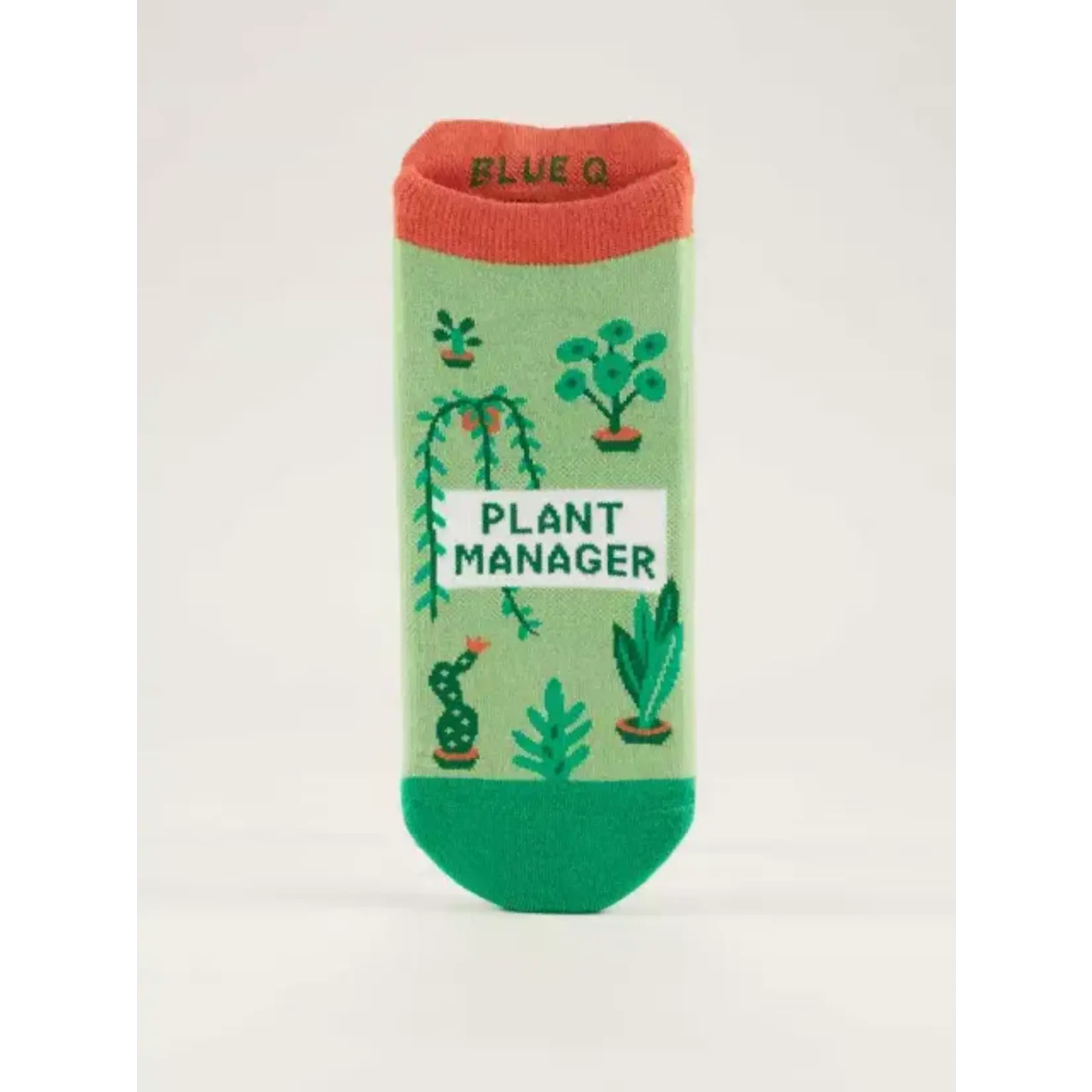 BlueQ Plant Manager Sneaker Socks S/M