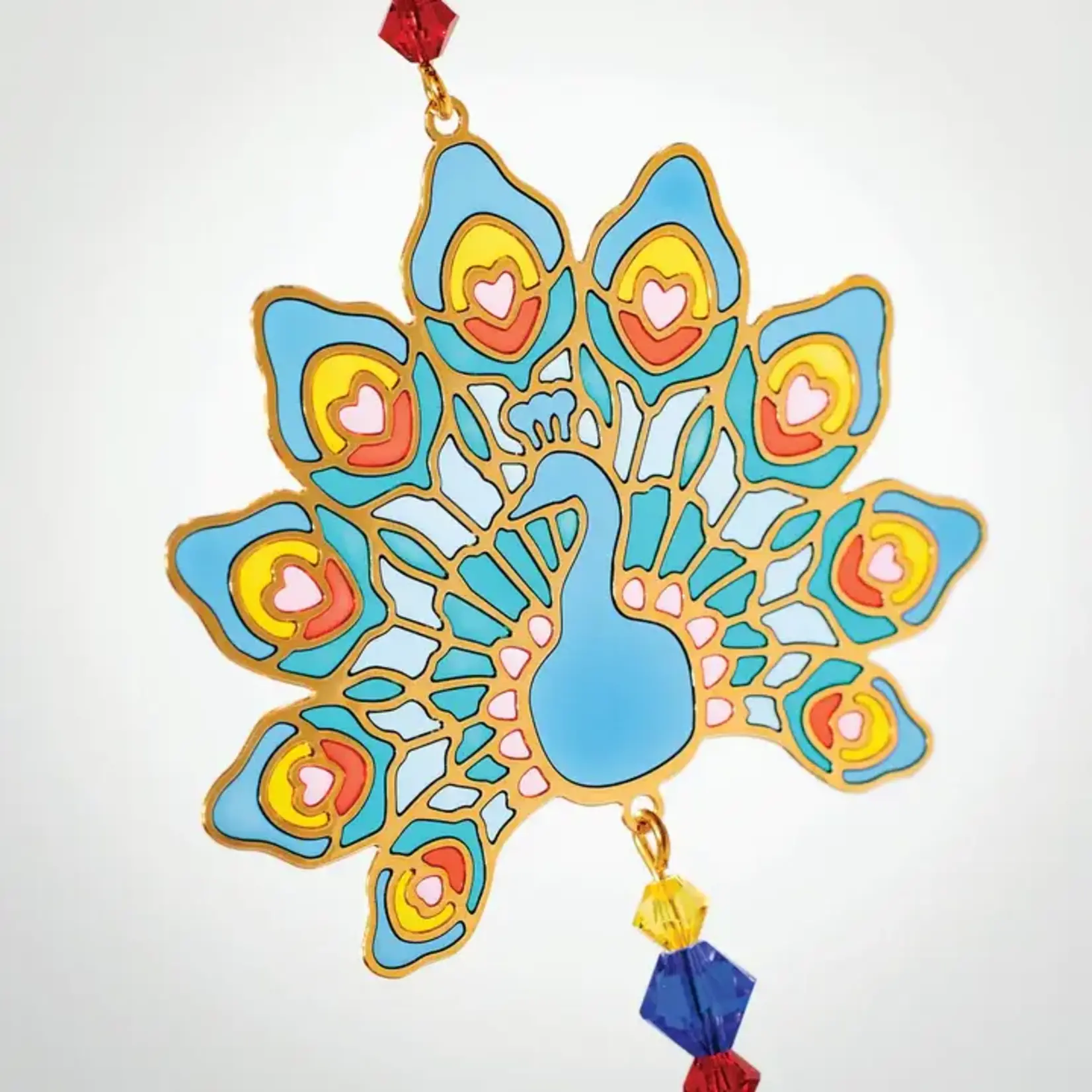 Woodstock Chimes Crystal Dreams Peacock