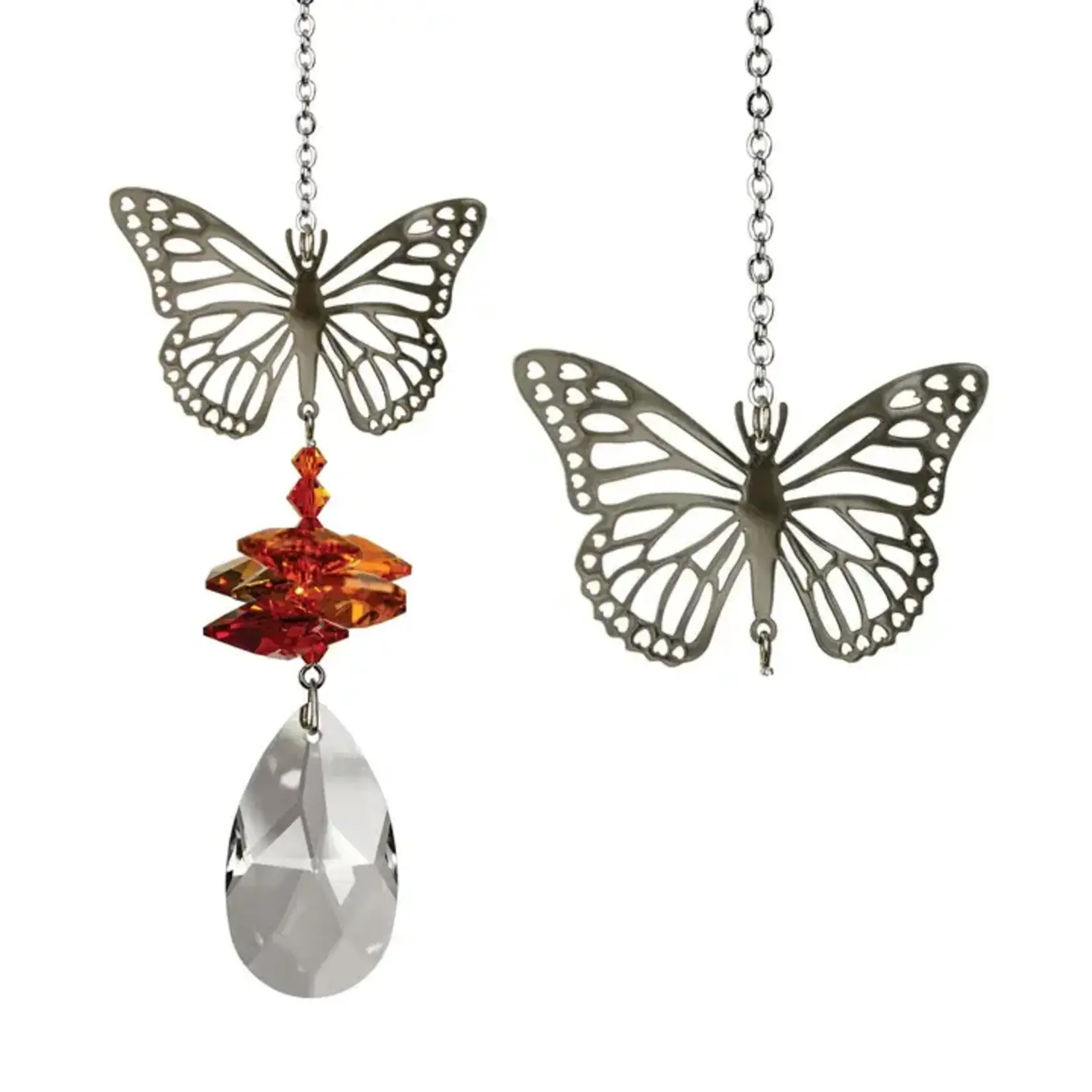 Woodstock Chimes Butterfly Crystal Fantasy Suncatcher