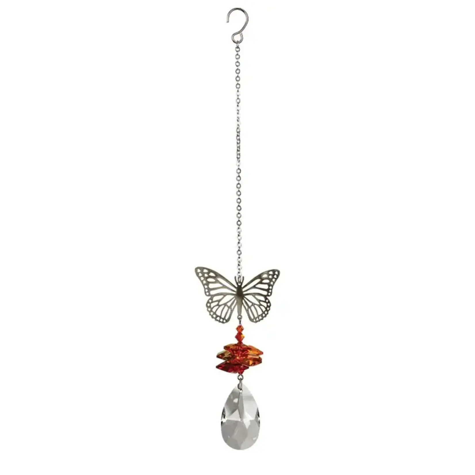 Woodstock Chimes Butterfly Crystal Fantasy Suncatcher