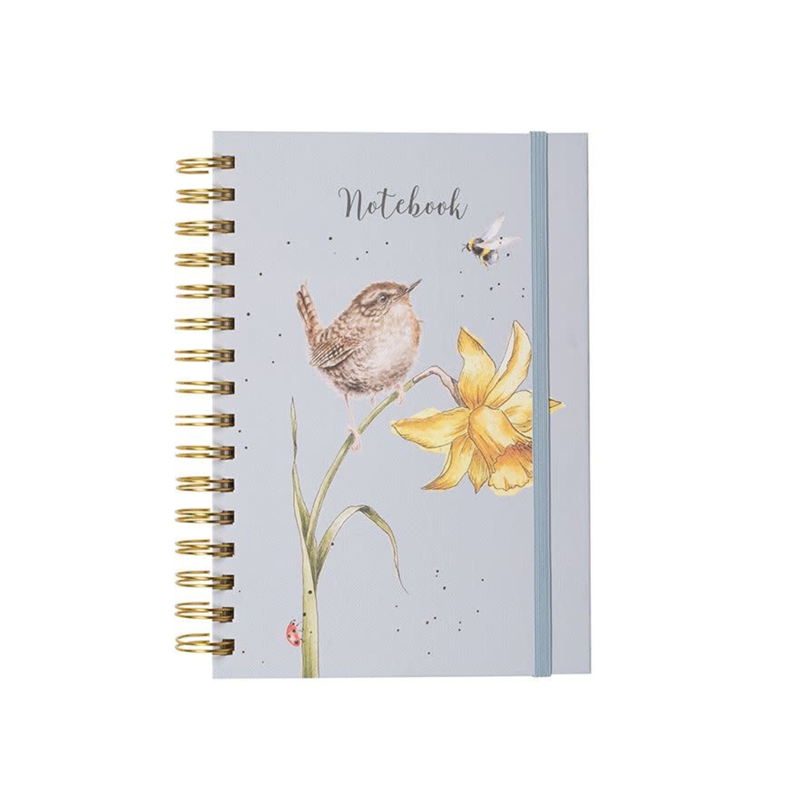 'THE BIRDS AND THE BEES' w/ WREN SPIRAL BOUND NOTEBOOK