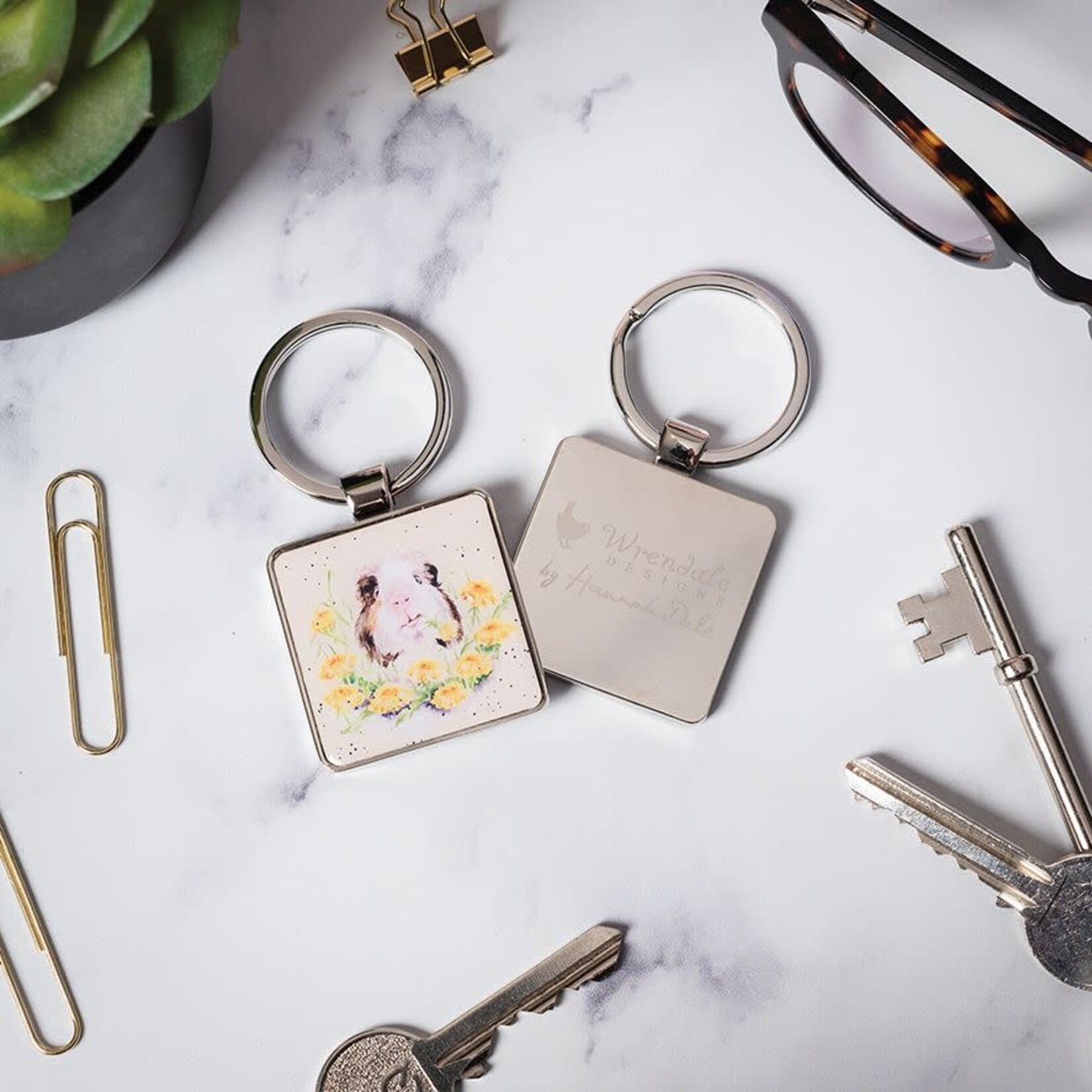 'DANDY DAY' GUINEA PIG KEYRING