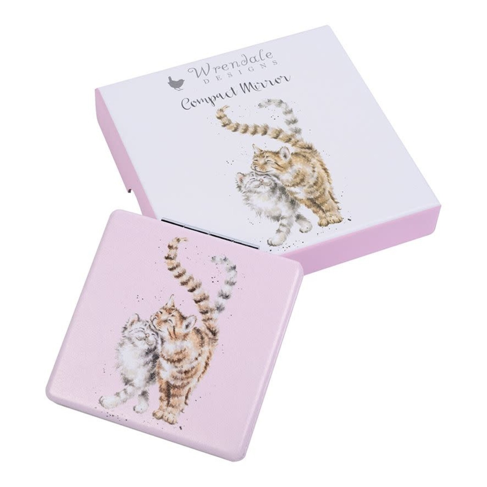 'FELINE GOOD' CAT COMPACT MIRROR