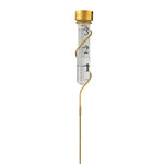 Conant Custom Brass Grande View Rain Gauge Stake  (Blk Pantry)