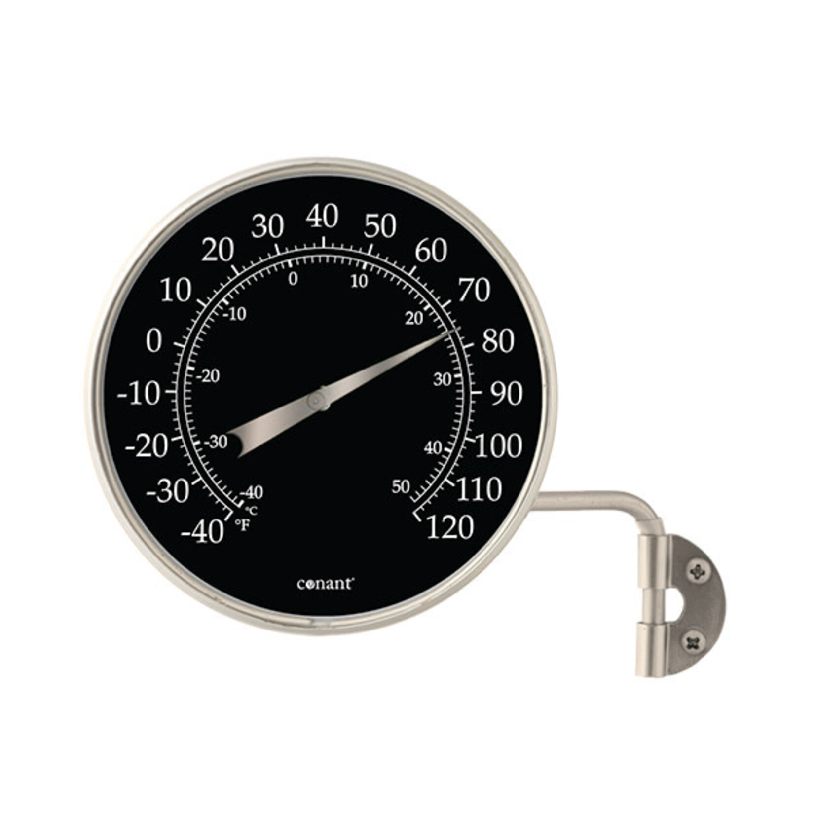 Conant Custom Brass High Contrast Dial Thermometer