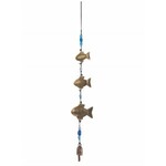 The Threesome Fish Hanger w/Beads and Bell