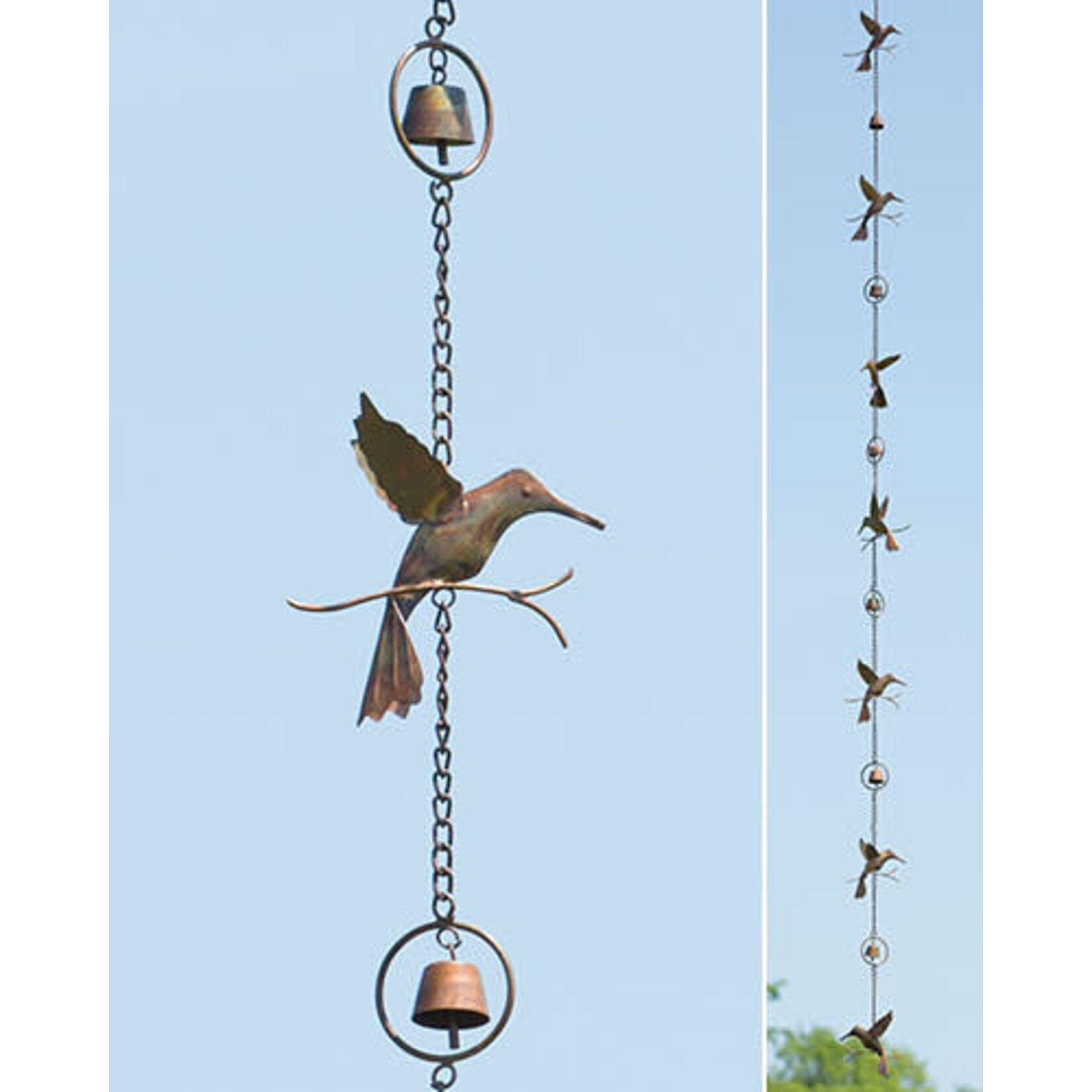 Hummingbirds Rain Chain