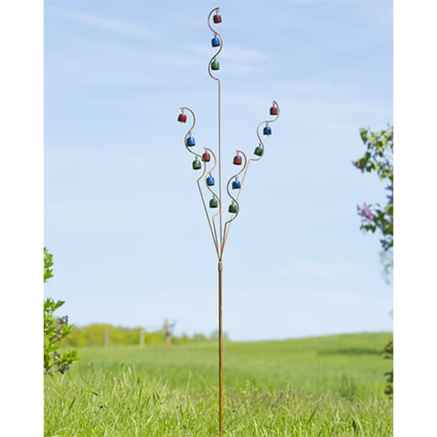 Bell Spiral Garden Stake Colored (Wall A - Between C + D)
