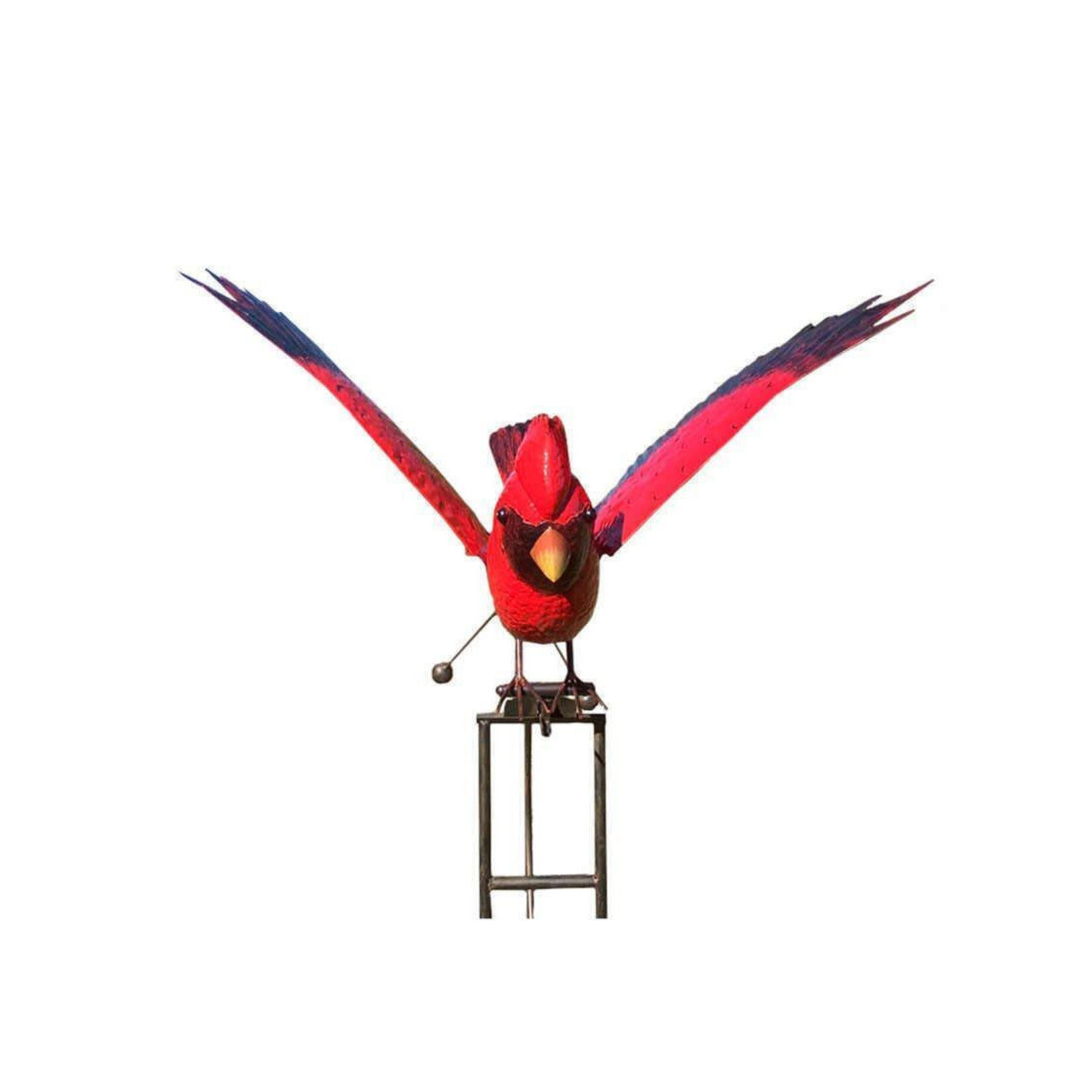 Metal Cardinal Rocker Small