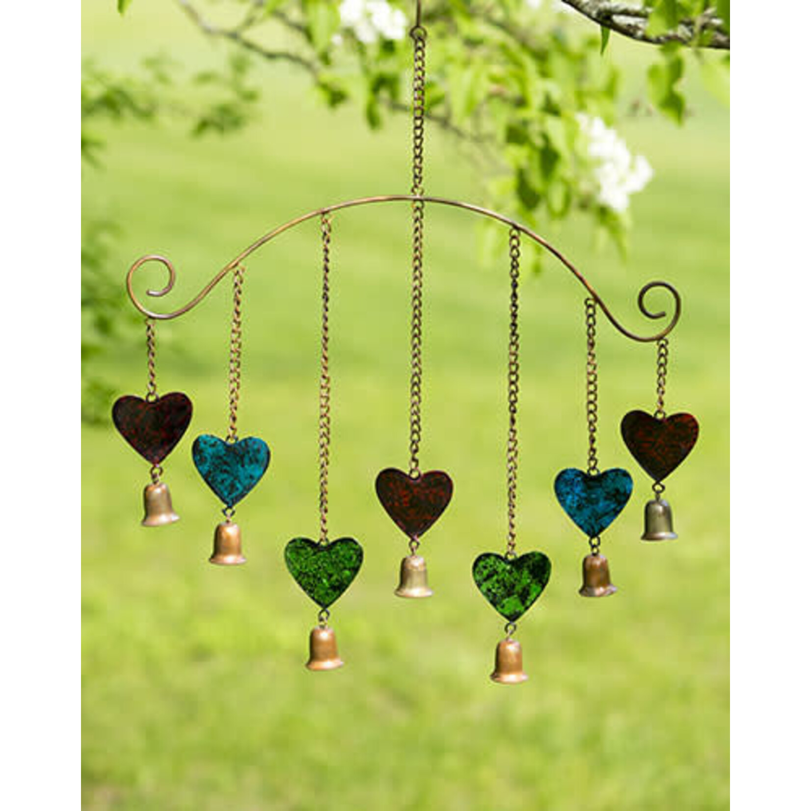 Hearts Wind Chime - Multi