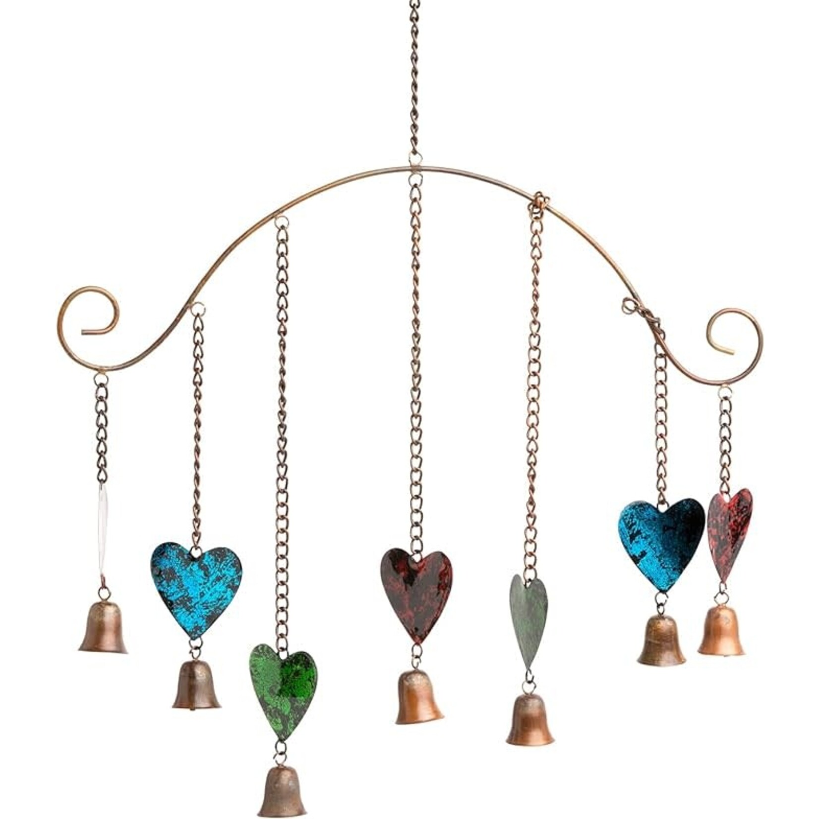 Hearts Wind Chime - Multi
