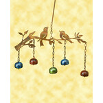Birds With Colored Bells Wind Chime