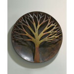 Flamed Raised Tree Wall Disc 12