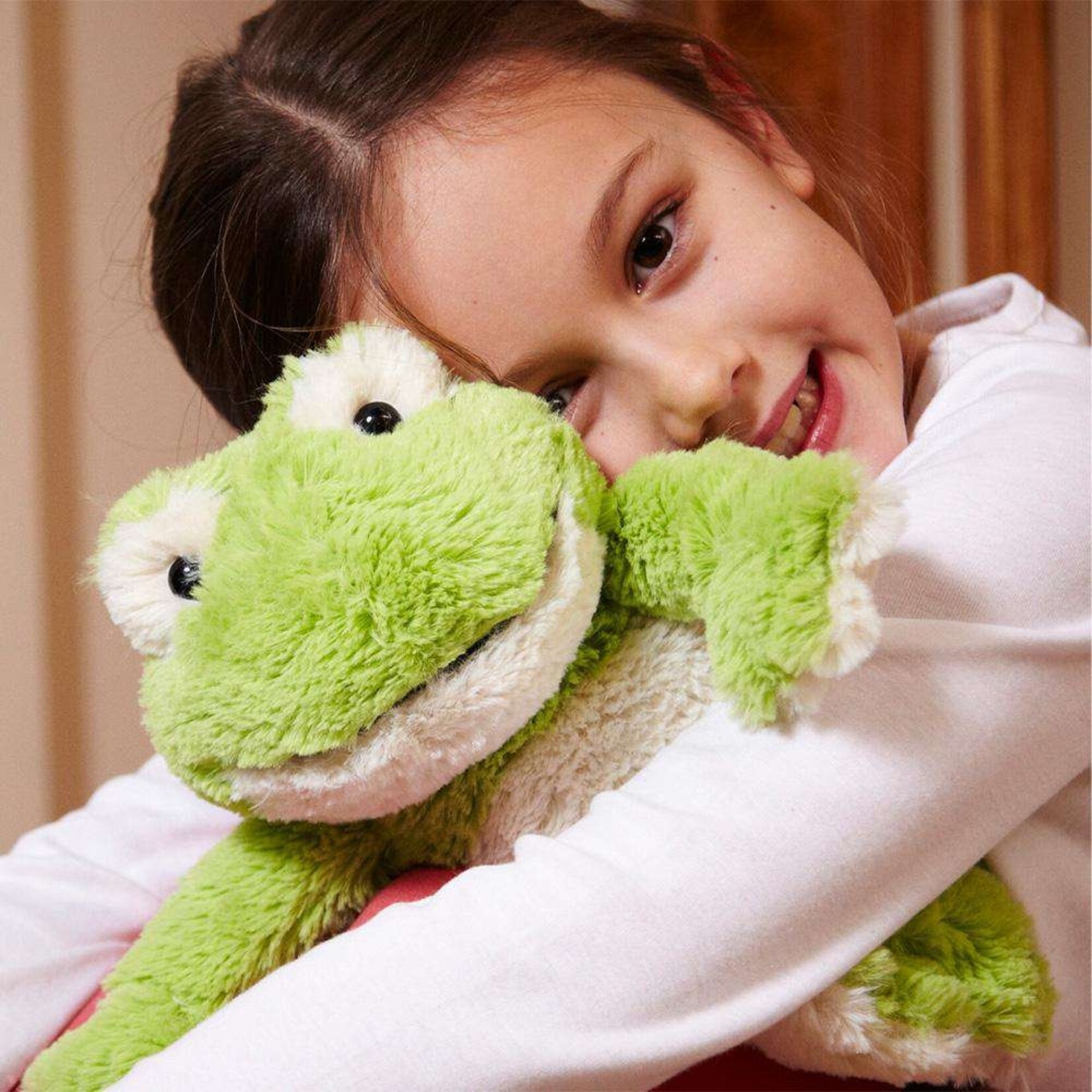 Warmies Frog  Cozy  Plush 13"