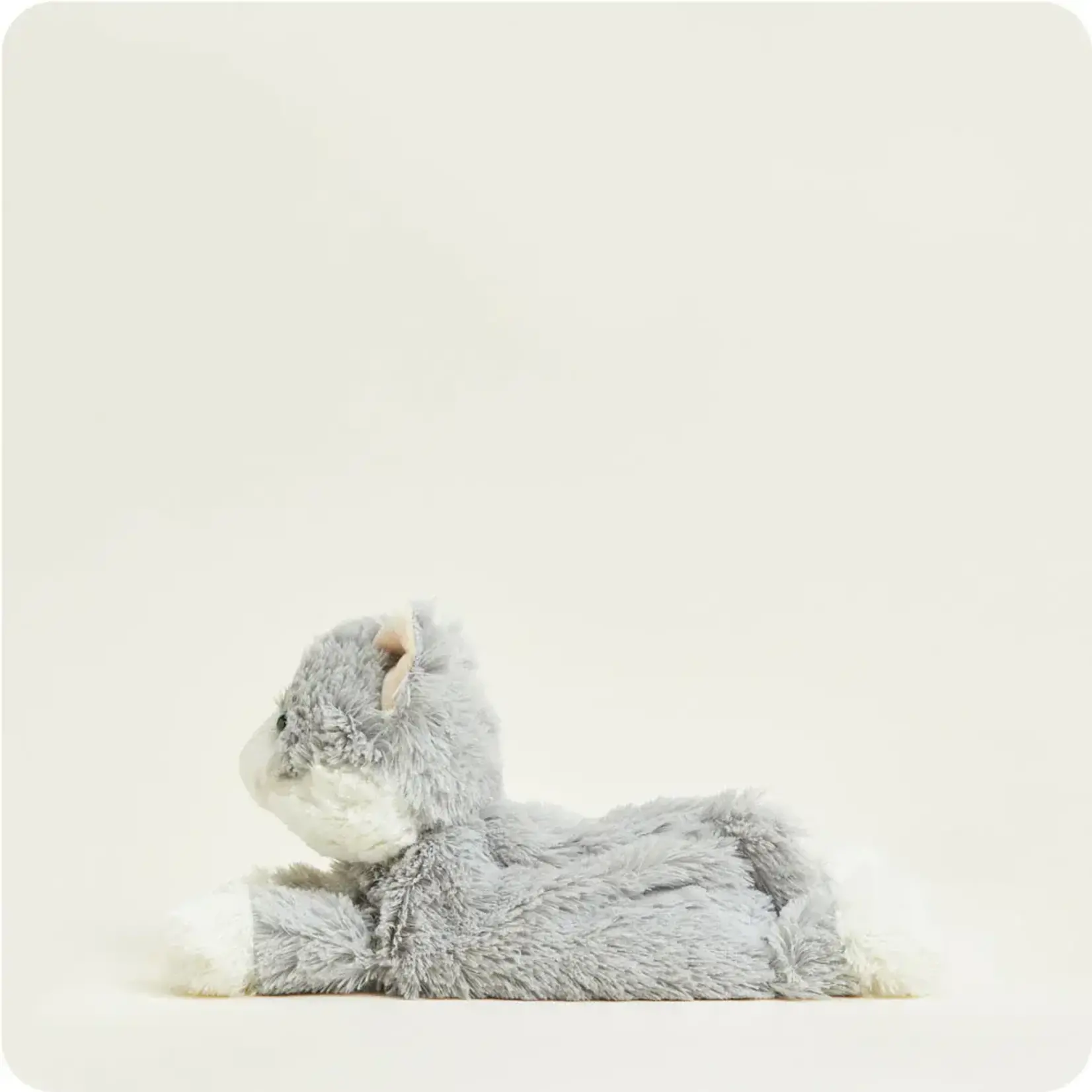 Warmies Laying Down Gray Cat 13"