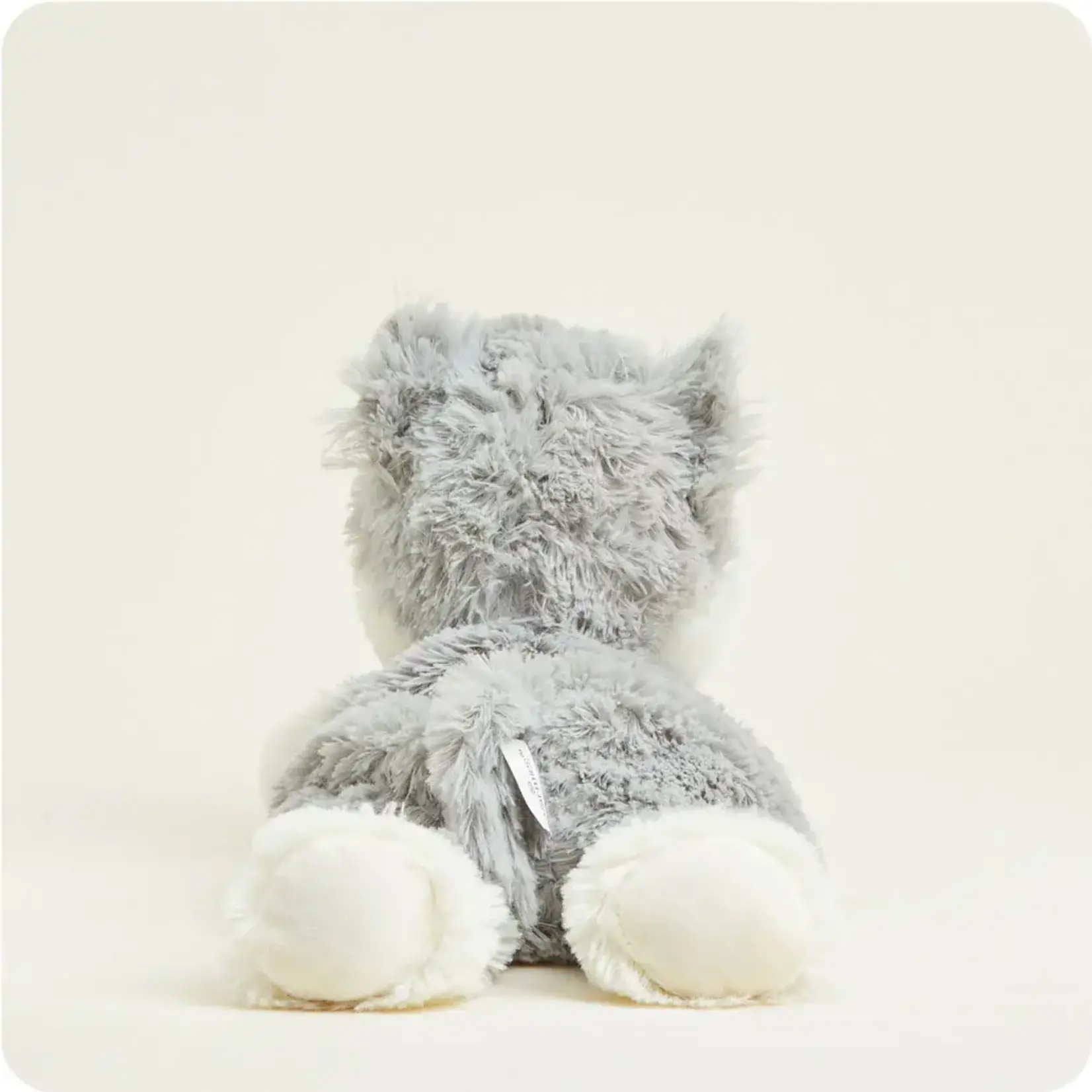 Warmies Laying Down Gray Cat 13"
