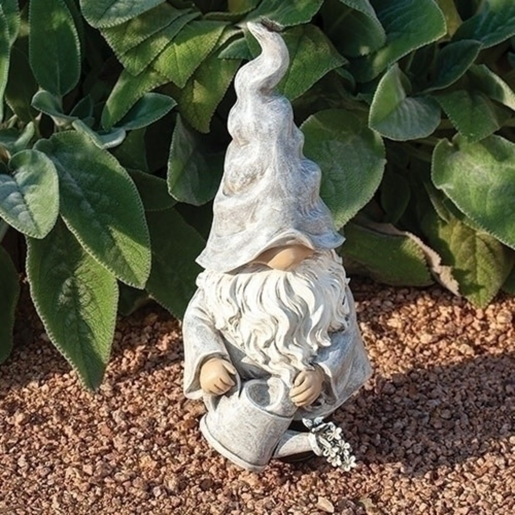 Gnome with Watering Can Figure