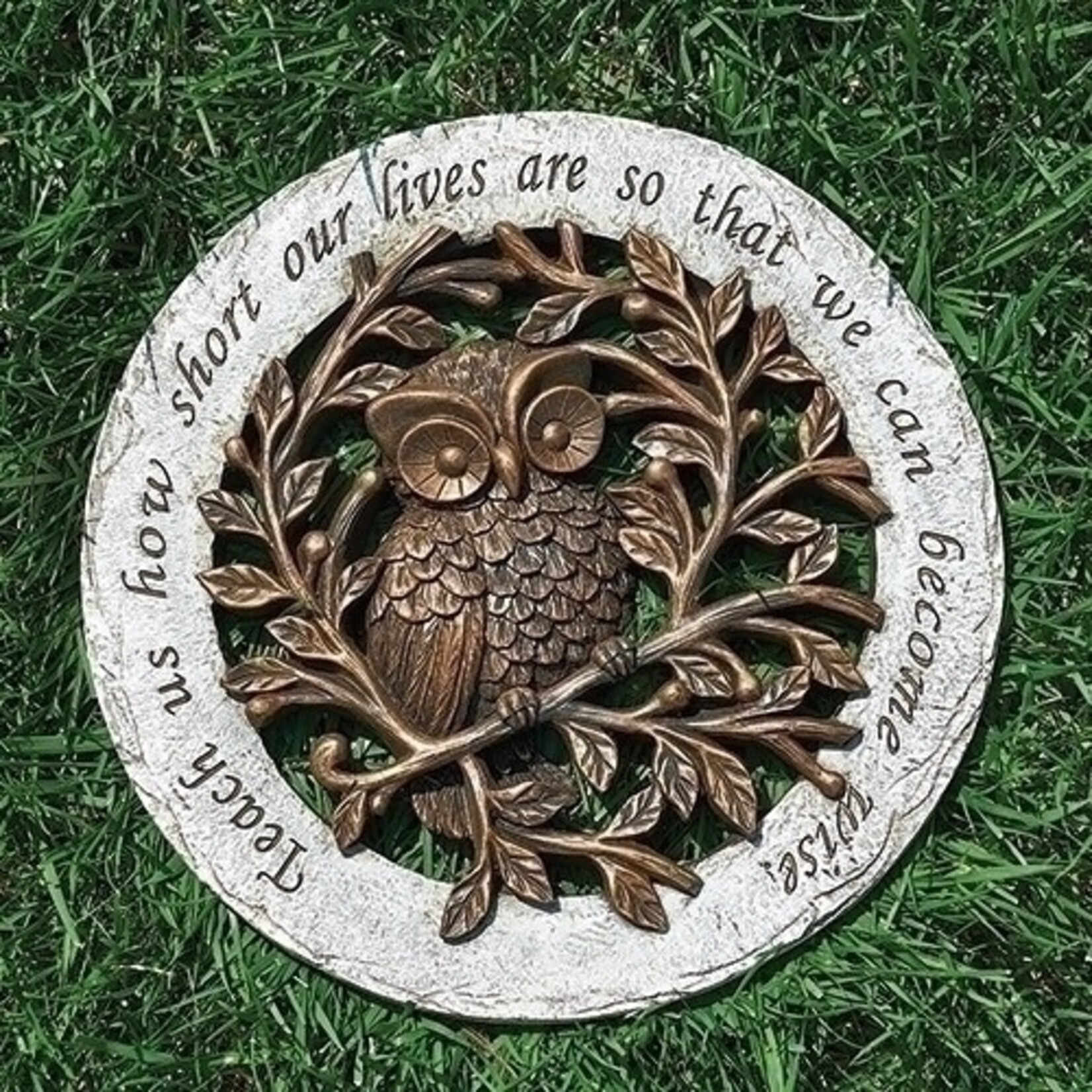 Owl - Stepping Stone (12"D)