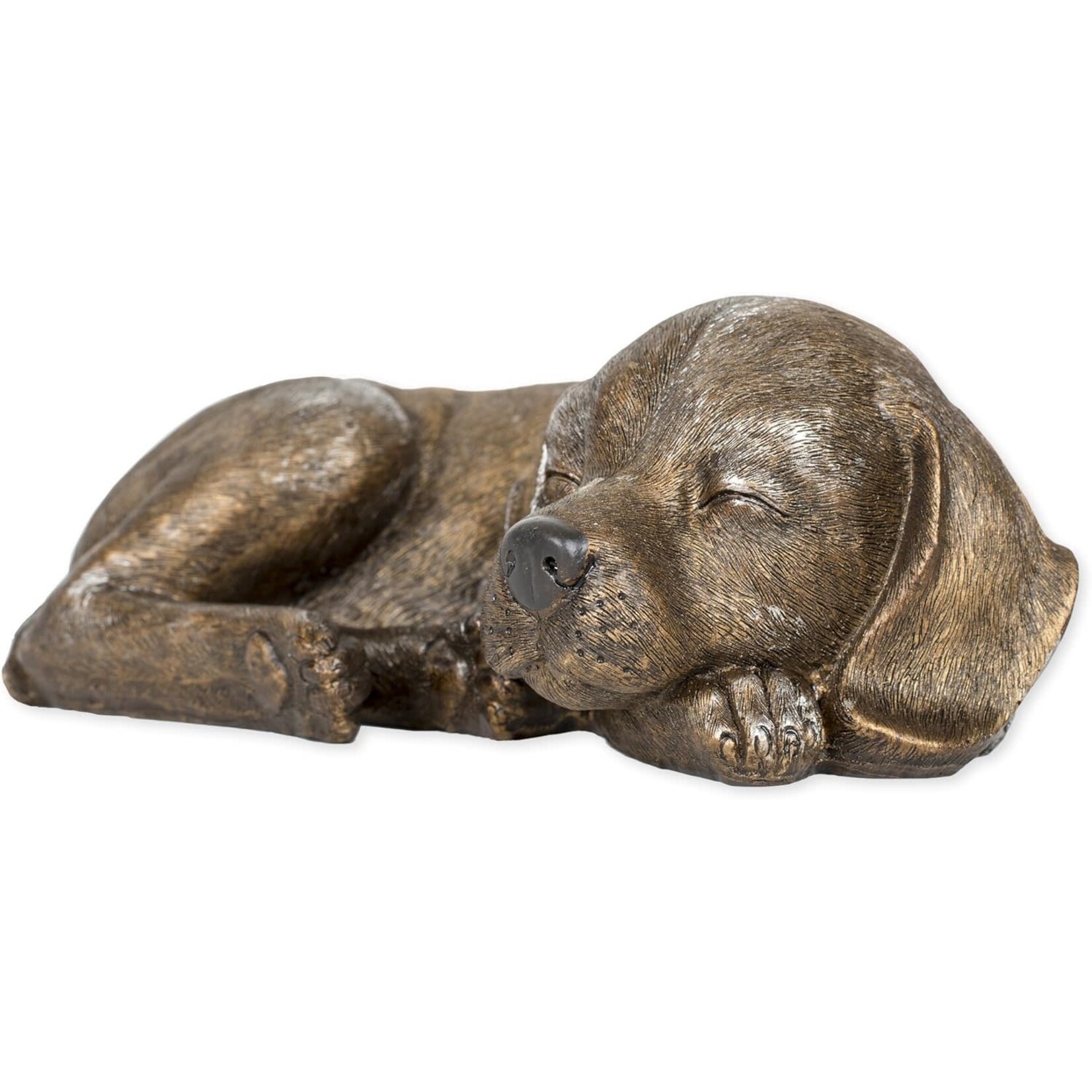 Bronze Sleeping Dog Statue