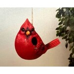 Hanging Cardinal Birdhouse