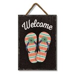 Flip Flop Welcome  - Slate  Impressions